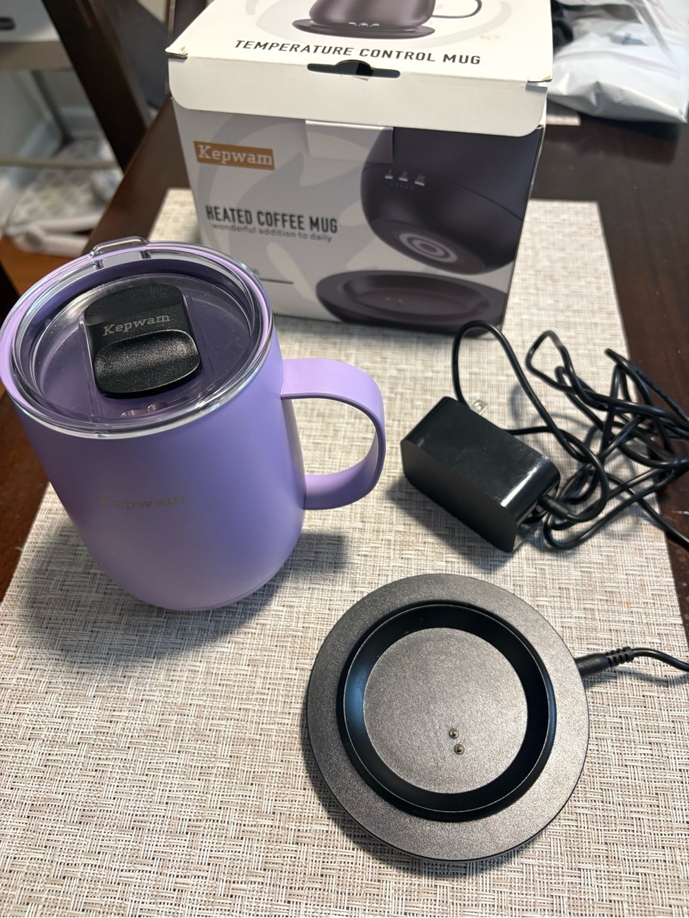 Heated coffee mug
